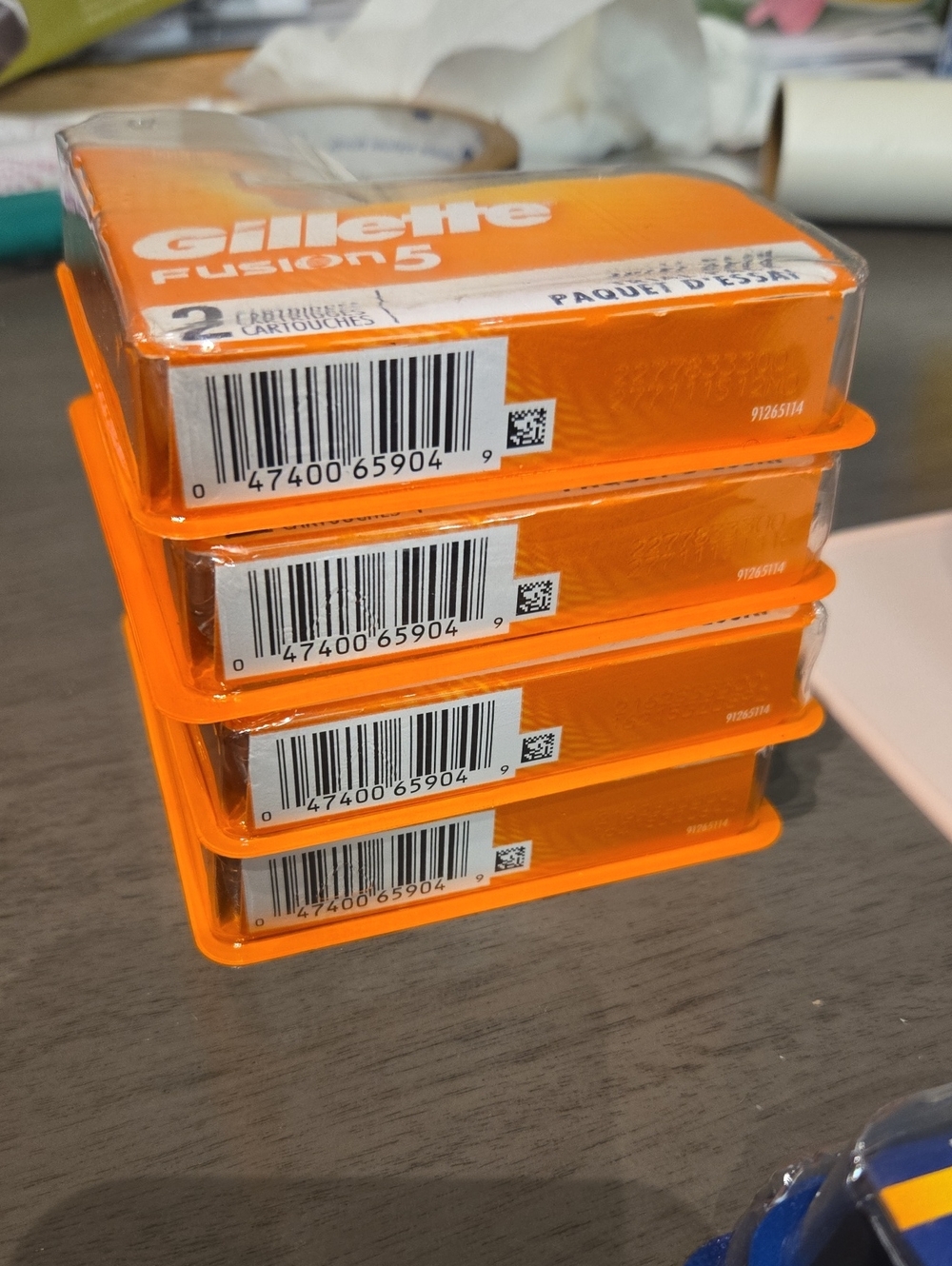 Gillette Fusion5 Men's Razor Blades - Orange